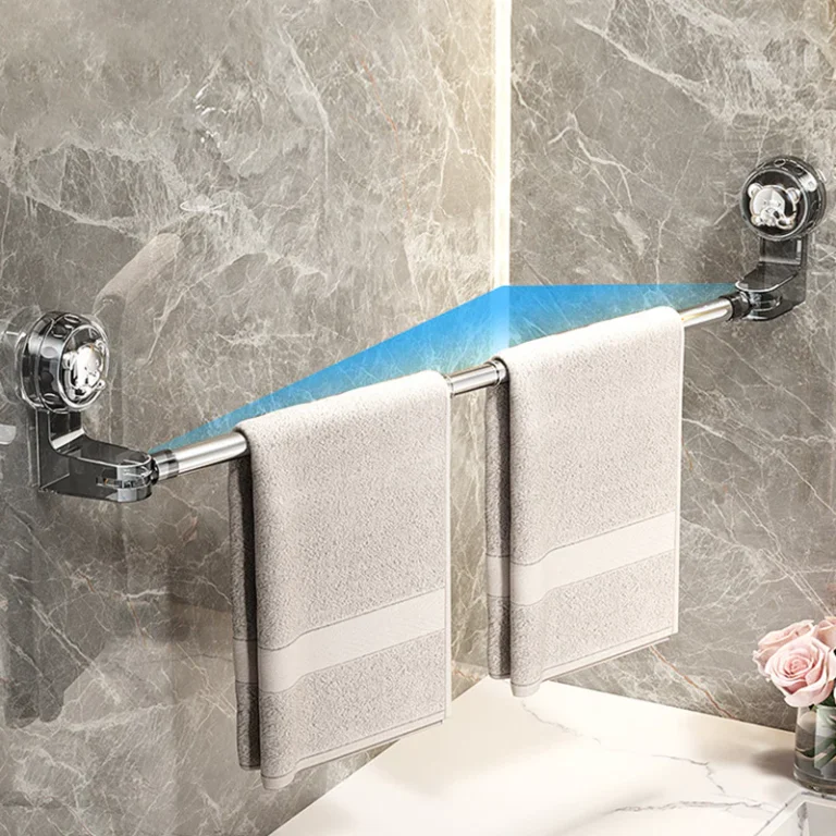 🔥 180° Adjustable Towel Rack – Smart Design